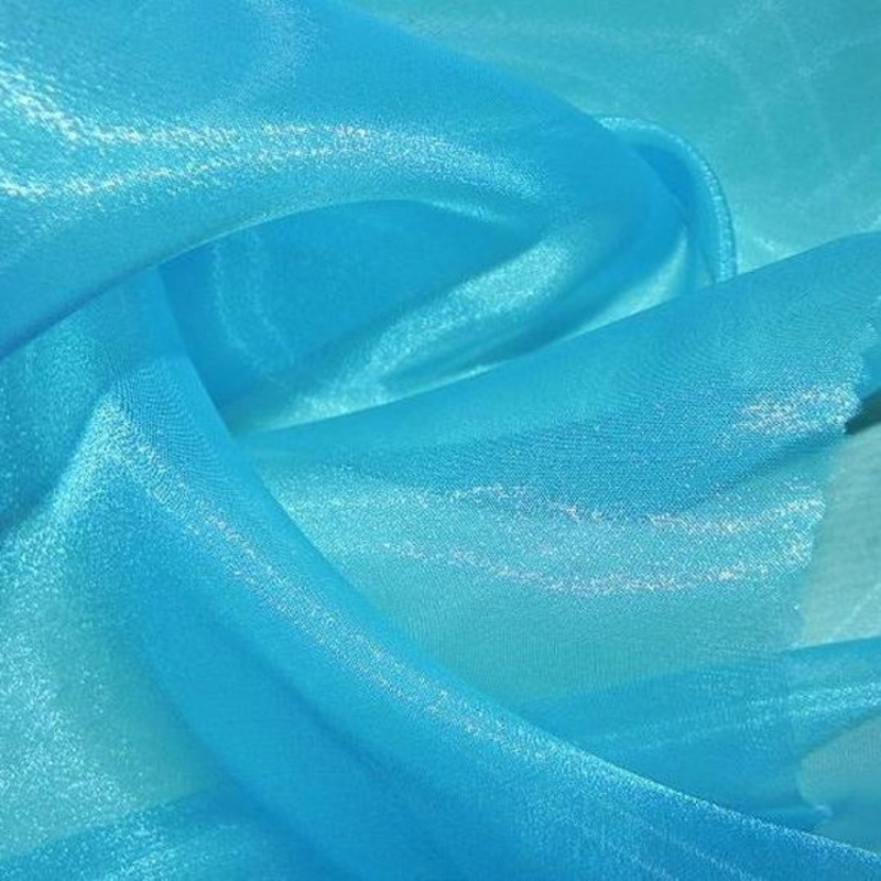 Crystal Organza Wholesale Fabric in Aqua 997