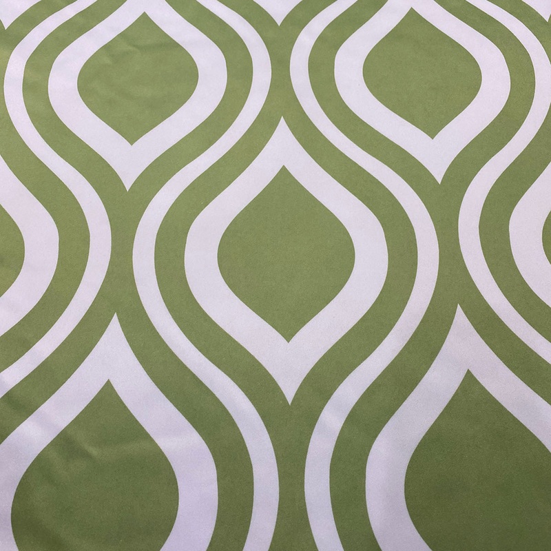 Groovy Print (Lamour) Wholesale Fabric in Avocado