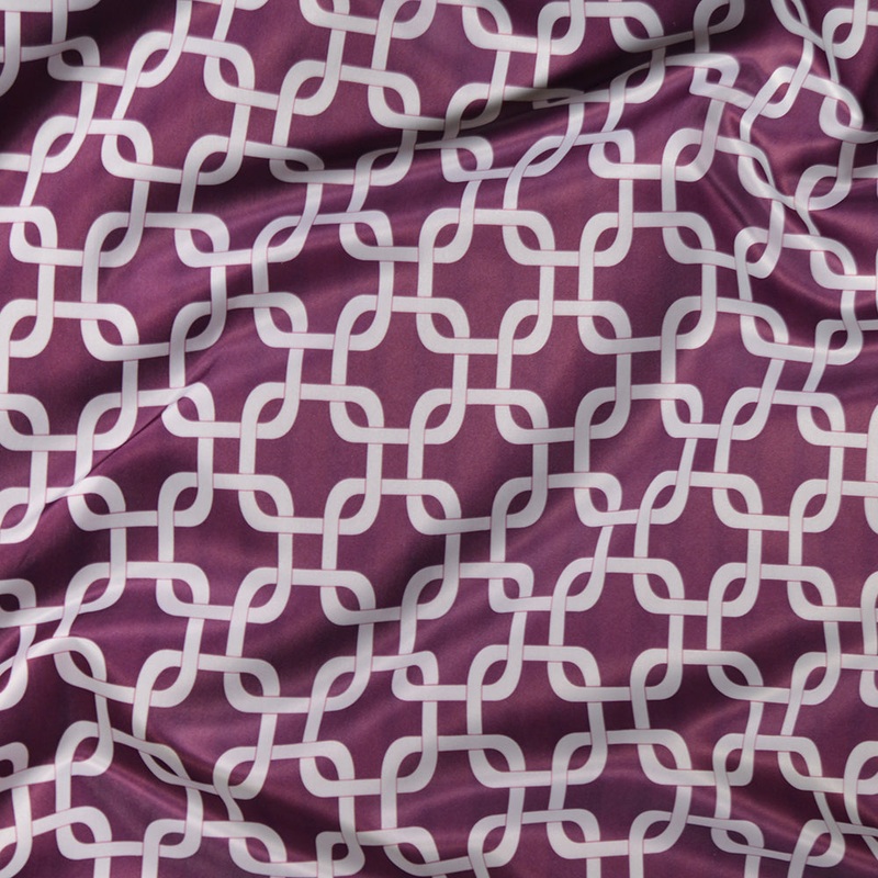 Lynx Print (Lamour) Wholesale Fabric in Plum
