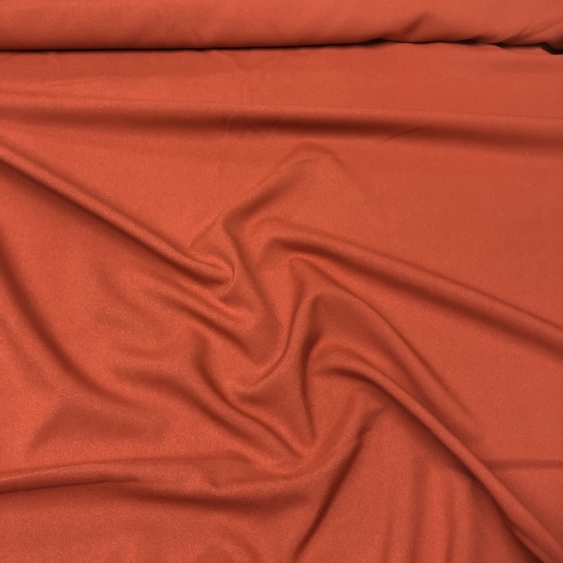 Premium Poly (Poplin) Wholesale Fabric in Rust 1352