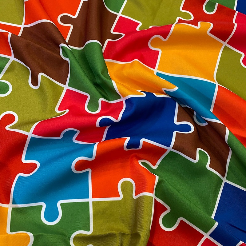 Puzzle (Poly Print) Wholesale Fabric