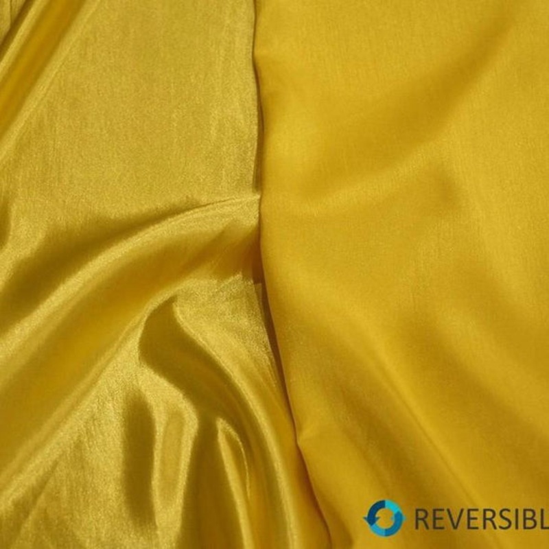 Shantung Satin (Reversible) Wholesale Fabric in Yellow