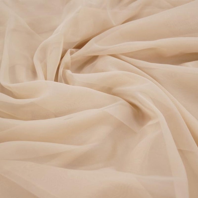 Voile Wholesale Fabric in Taupe 9017
