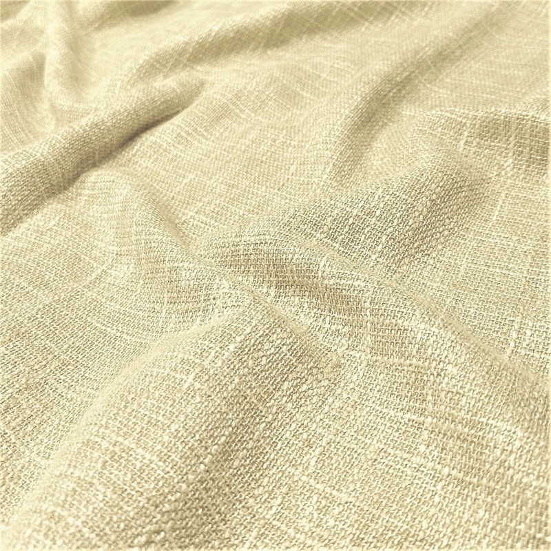 Capri Slub Linen Wholesale Fabric in Ivory
