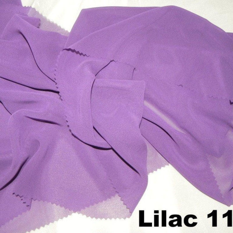 Chiffon Wholesale Fabric in Lilac 1173