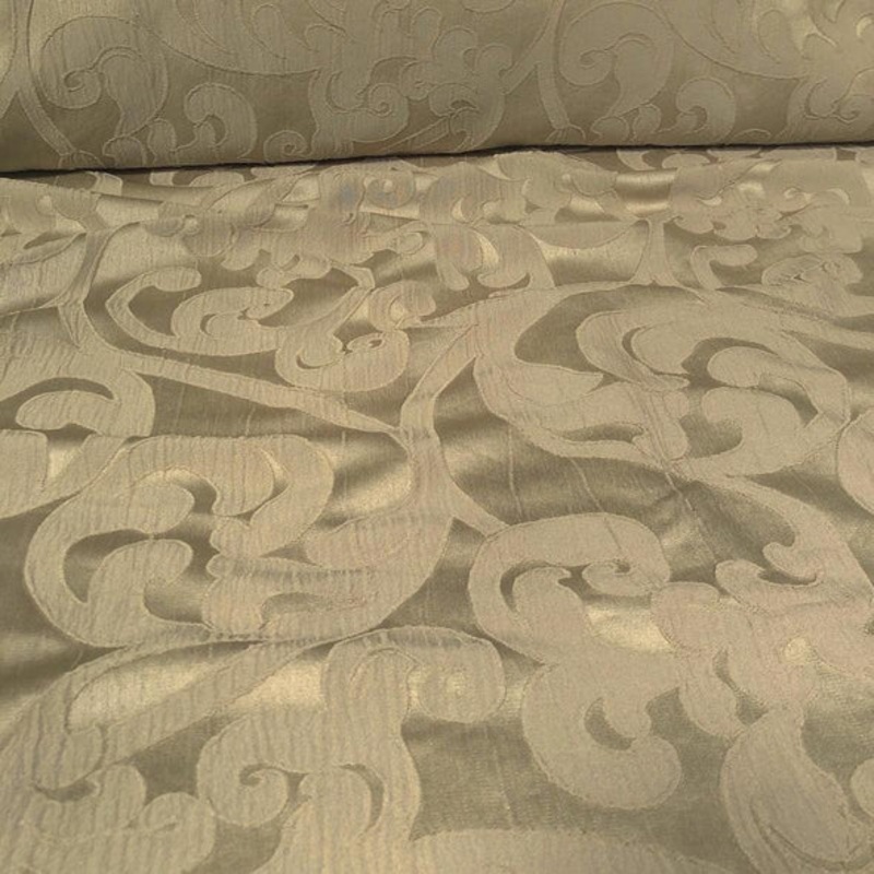 Classic Jacquard Wholesale Fabric in Taupe