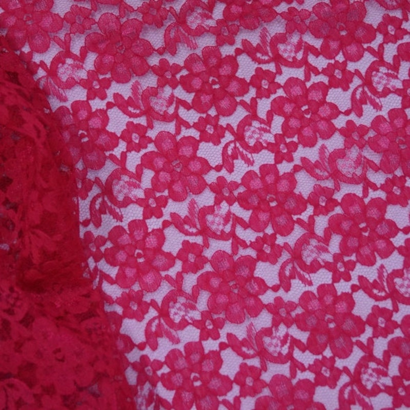 Classic Lace Wholesale Fabric in Fuchsia 1220