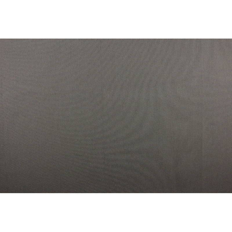 Cotton Twill Fabric in Iron Gray