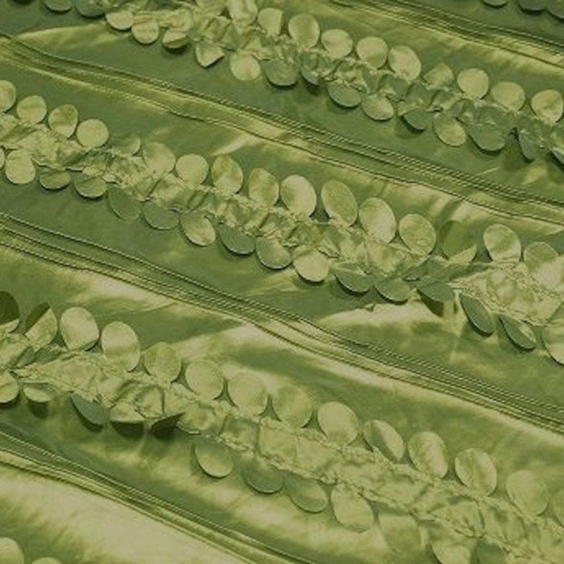 Diagonal Taffeta Wholesale Fabric in Olive