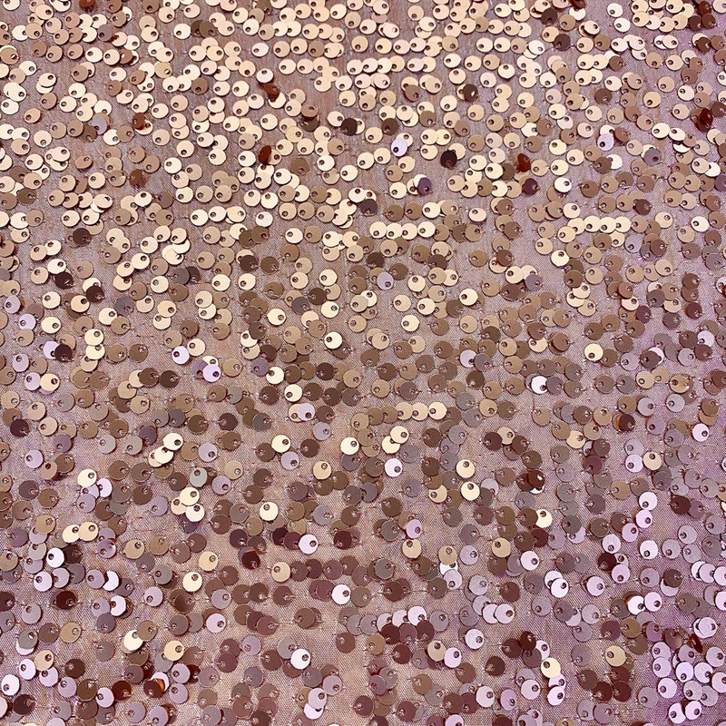 Taffeta Sequins Wholesale Fabric in Blush