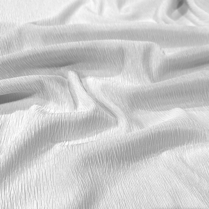 Bella Crepe Wholesale Fabric in White