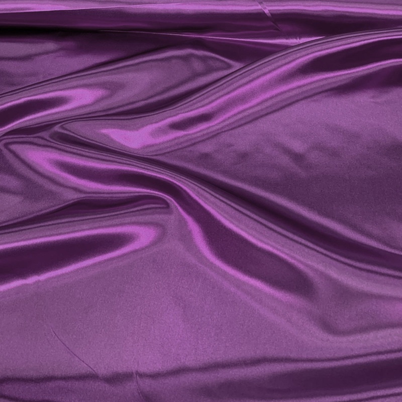 Bridal Satin Wholesale Fabric in Plum 555