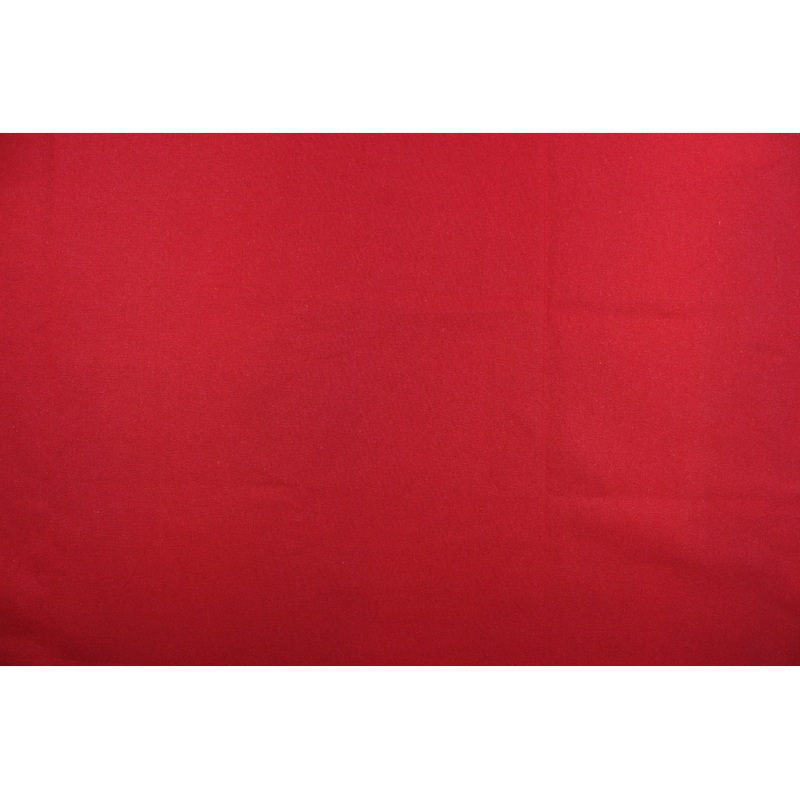 Cotton Twill Fabric in Scarlet Red
