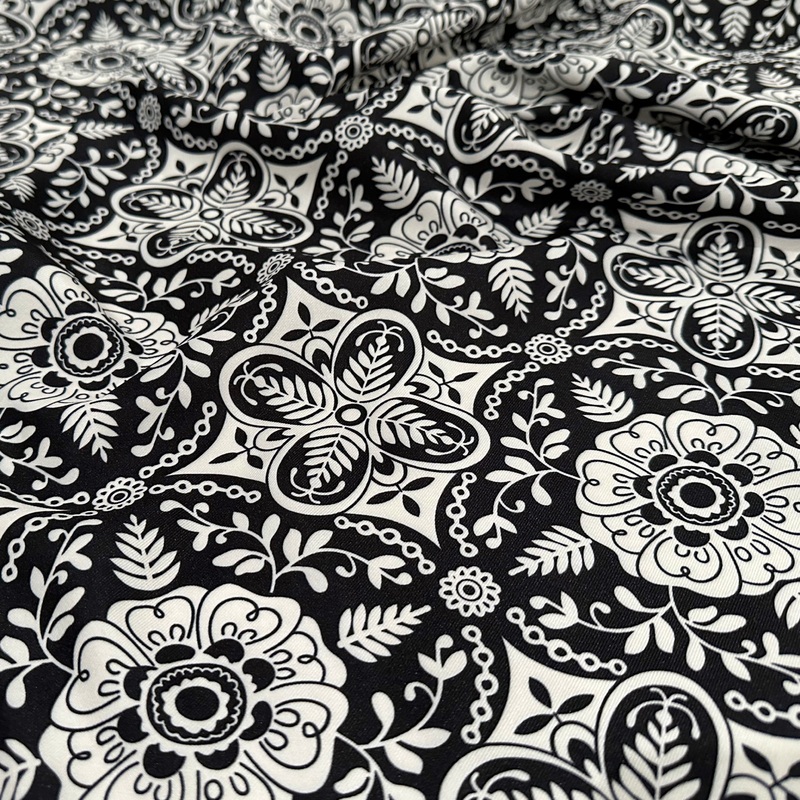 Morocco (Poly Print) Wholesale in Black