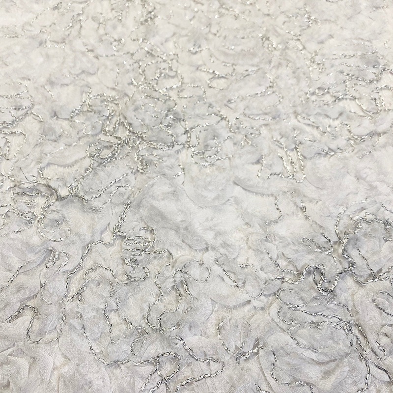 Patina Sheer Wholesale Fabric in White