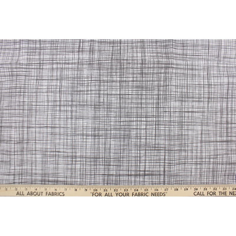 Squared Vinyl Fabric in Gray