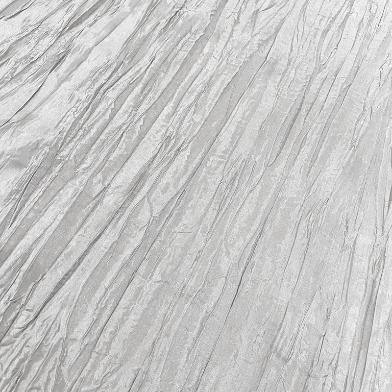 Accordion Taffeta Wholesale Fabric in White