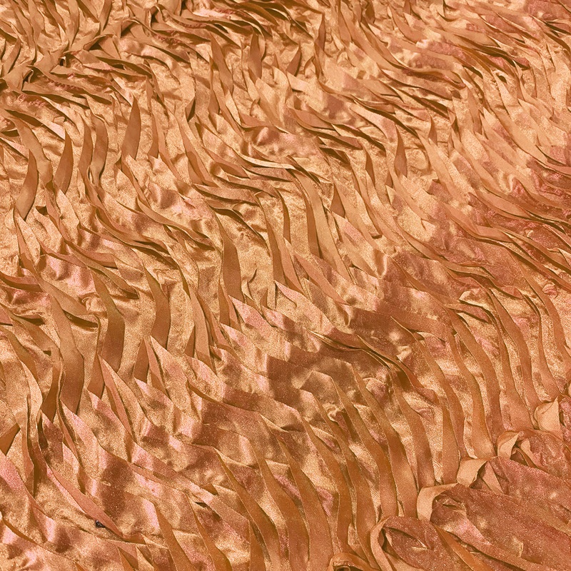 Austrian Wave Satin Wholesale Fabric in Gold 902