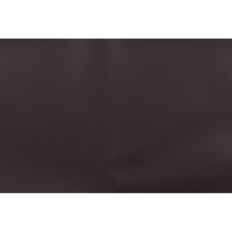 Carob Faux Leather Fabric in Deep Dark Chocolate