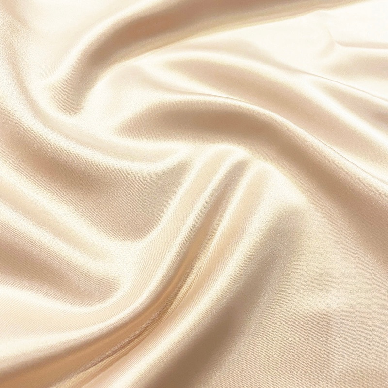 Lamour (Dull) Satin Wholesale Fabric in Lt Champagne 1441