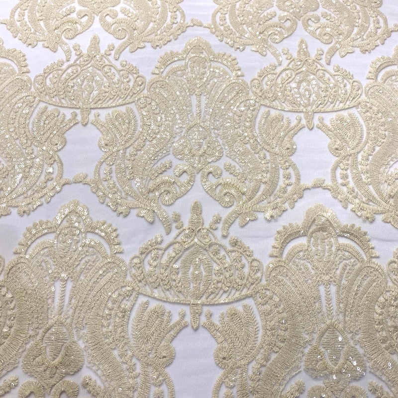Princess Lace Wholesale Fabric in Ivory