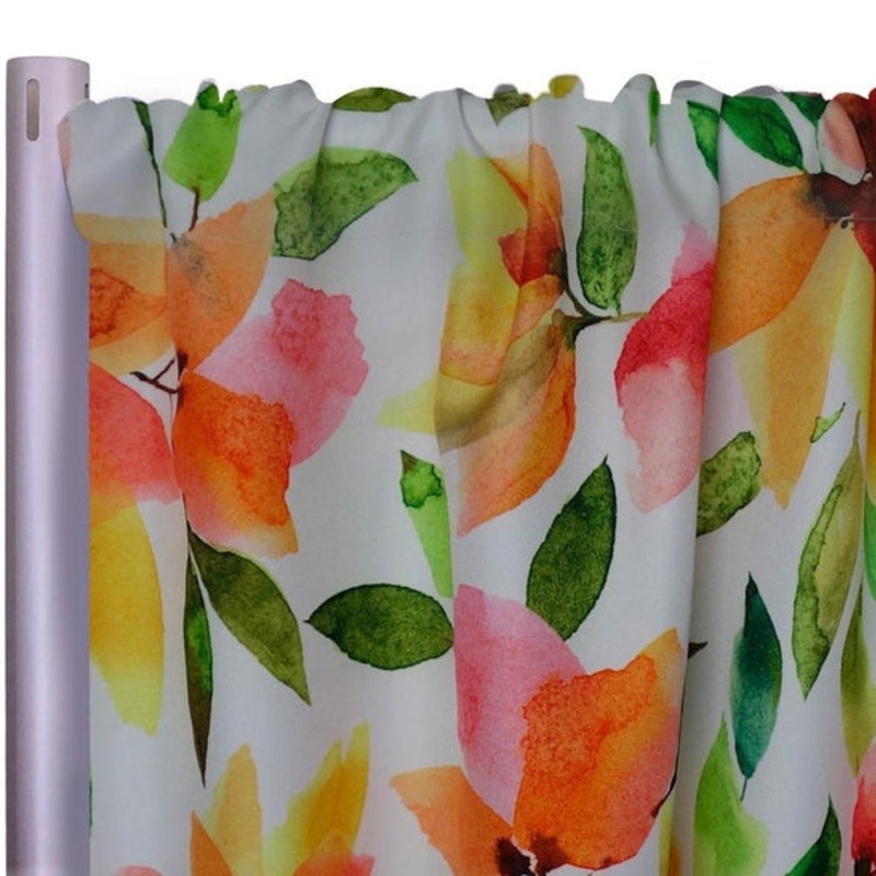 Blooms Flora (Poly Print) Drapery Panel