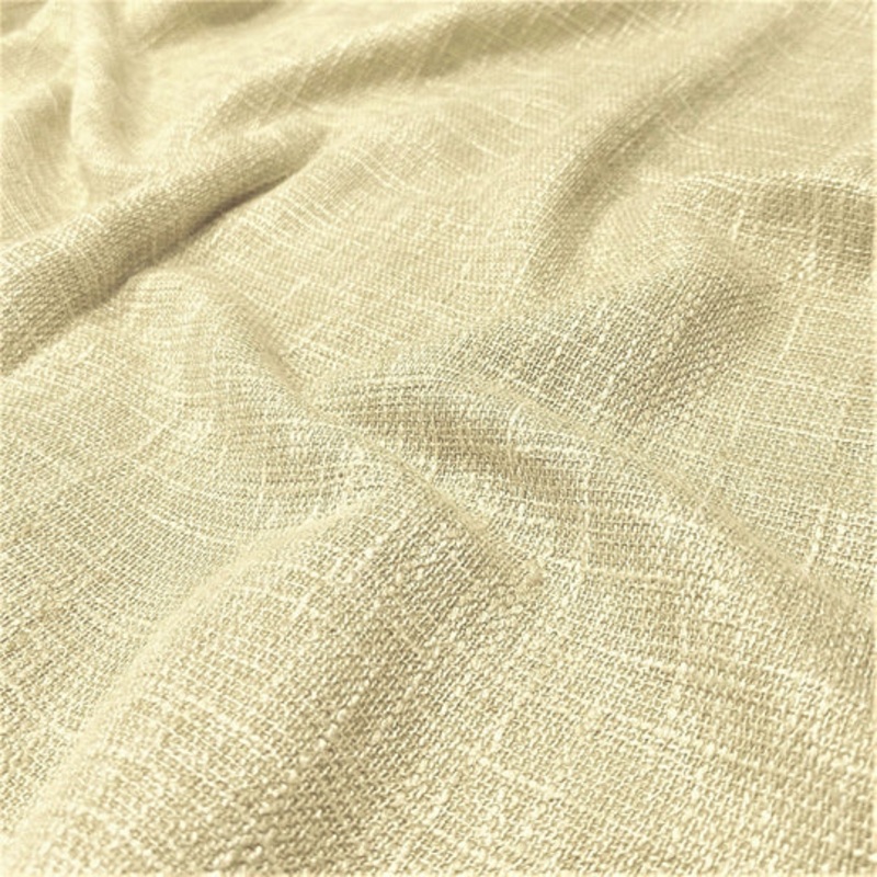 Capri Slub Linen Drapery Panel in Ivory