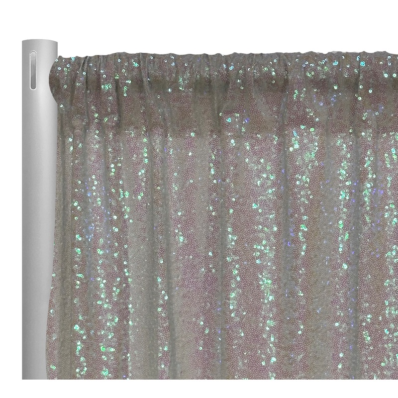 Glitz Sequins Drapery Panel in Mermaid