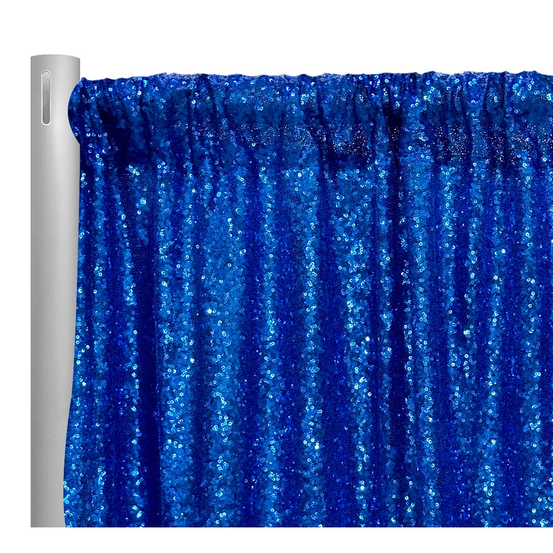 Glitz Sequins Drapery Panel in Royal