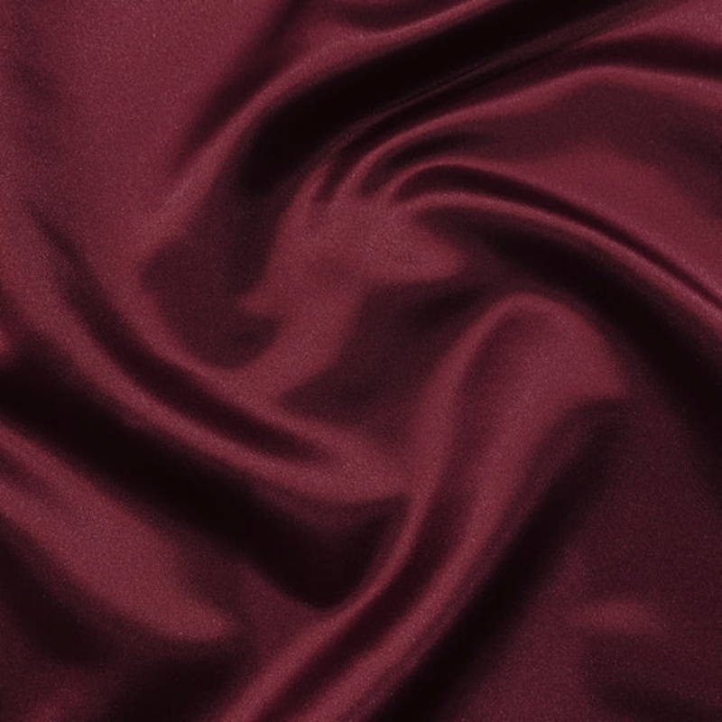 Lamour (Dull) Satin Drapery Panel in Burgundy 1232