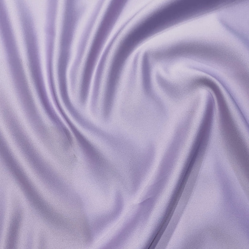 Lamour (Dull) Satin Drapery Panel in Lilac 1170