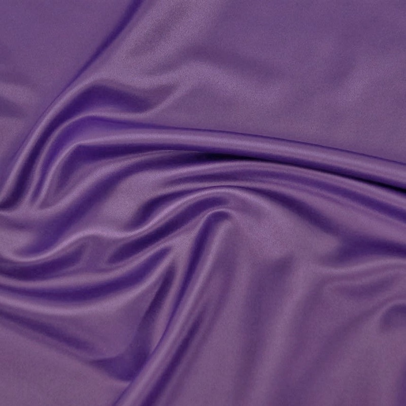 Lamour (Dull) Satin Drapery Panel in Purple 9685
