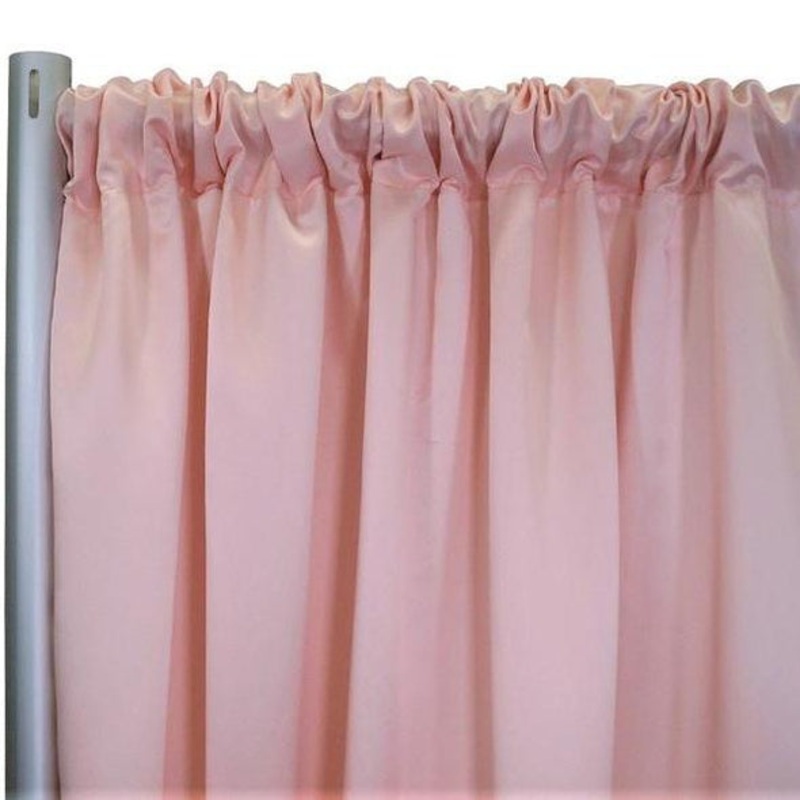 Lamour (Dull) Satin Drapery Panels (58" Wide) / 51 Colors
