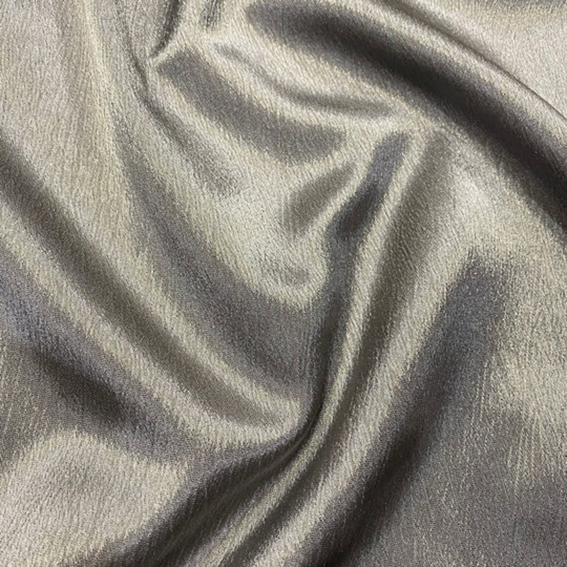 Luxury Satin Drapery Panel in Charcoal
