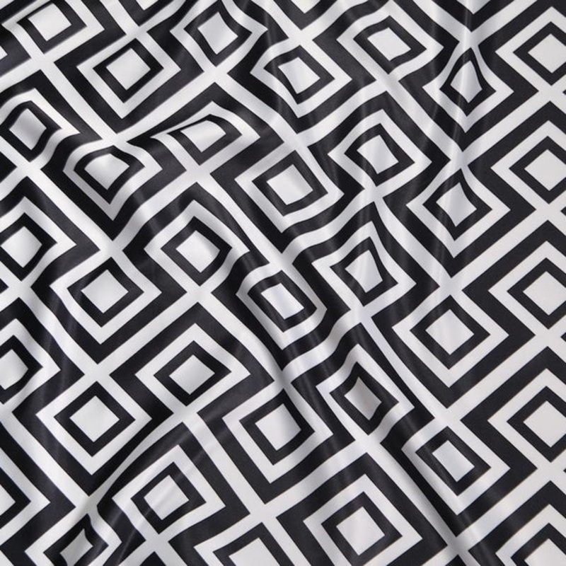 Paragon Print (Lamour) Wholesale Fabric in Black and White