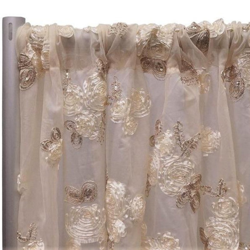 Posh Collection Drapery Panels (110" Wide) / 3 Colors