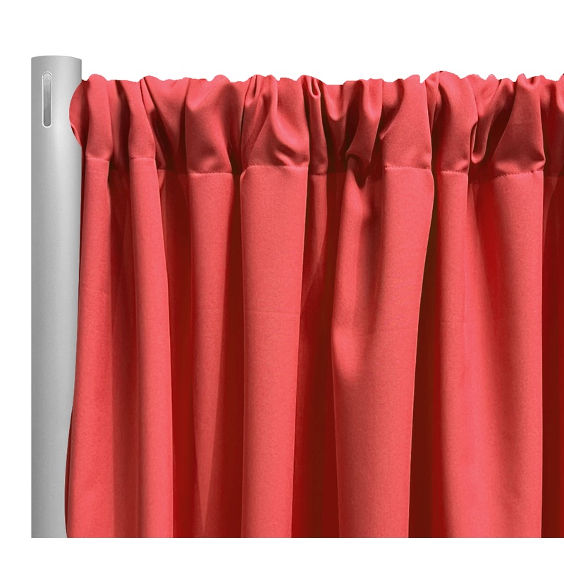 Premium Poly (Poplin) Drapery Panel in Burnt Orange 799