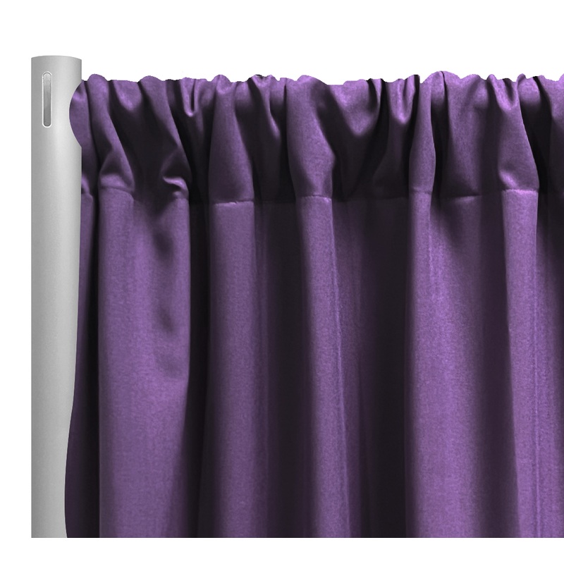 Premium Poly (Poplin) Drapery Panel in Raisin 1356