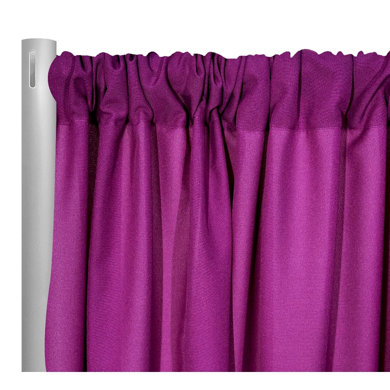 Premium Poly (Poplin) Drapery Panel in Sangria 1999