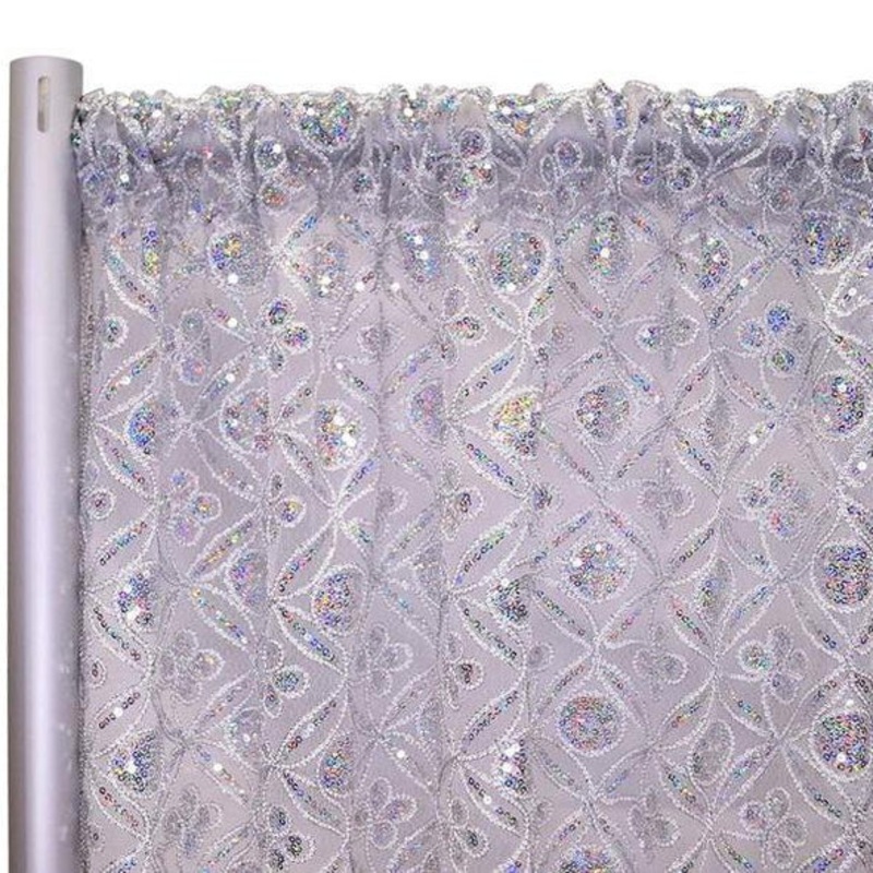 Skylar Sequins Drapery Panels (51" Wide) / 3 Colors