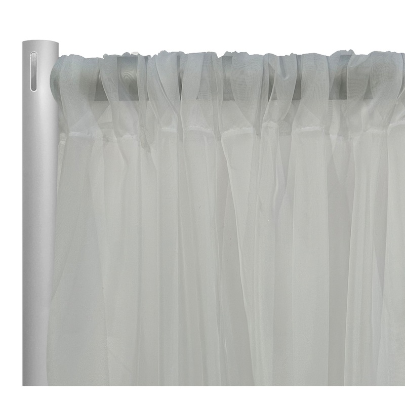 Voile Drapery Panel in Ivory