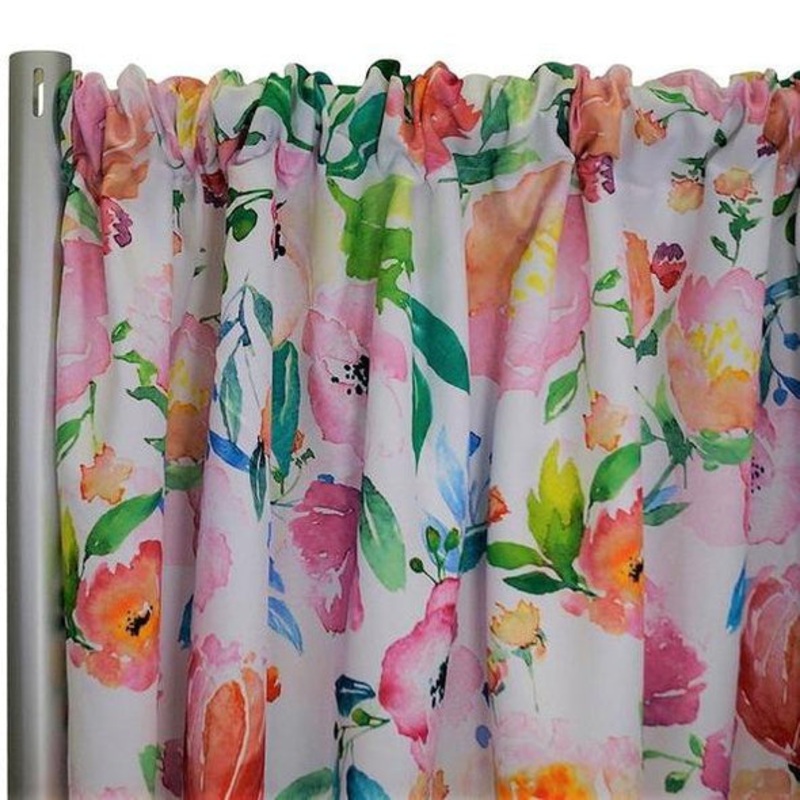 Watercolor Bouquet (Poly Print) Drapery Panel