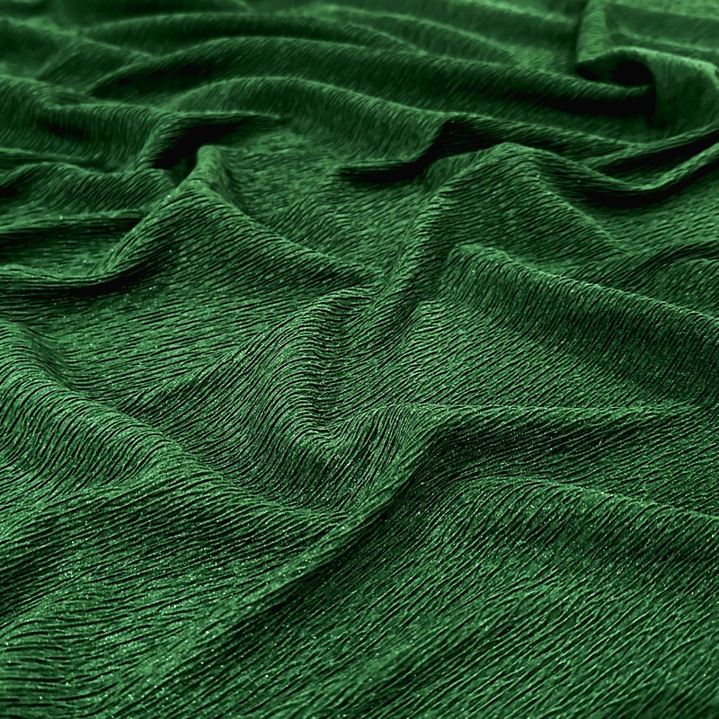 Bella Crepe Drapery Panel in Hunter Green
