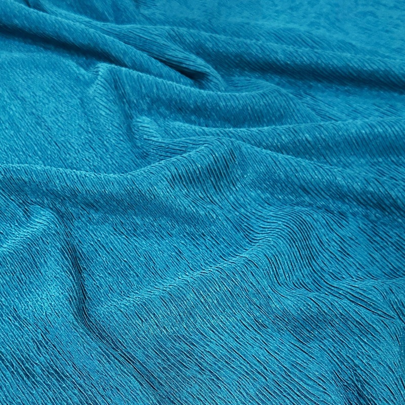Bella Crepe Drapery Panel in Turquoise