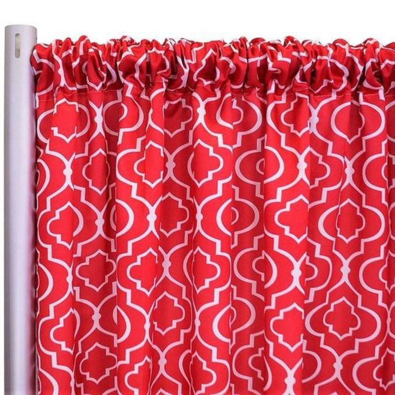 Gatsby Print (Lamour) Drapery Panels (58" Wide) / 12 Colors