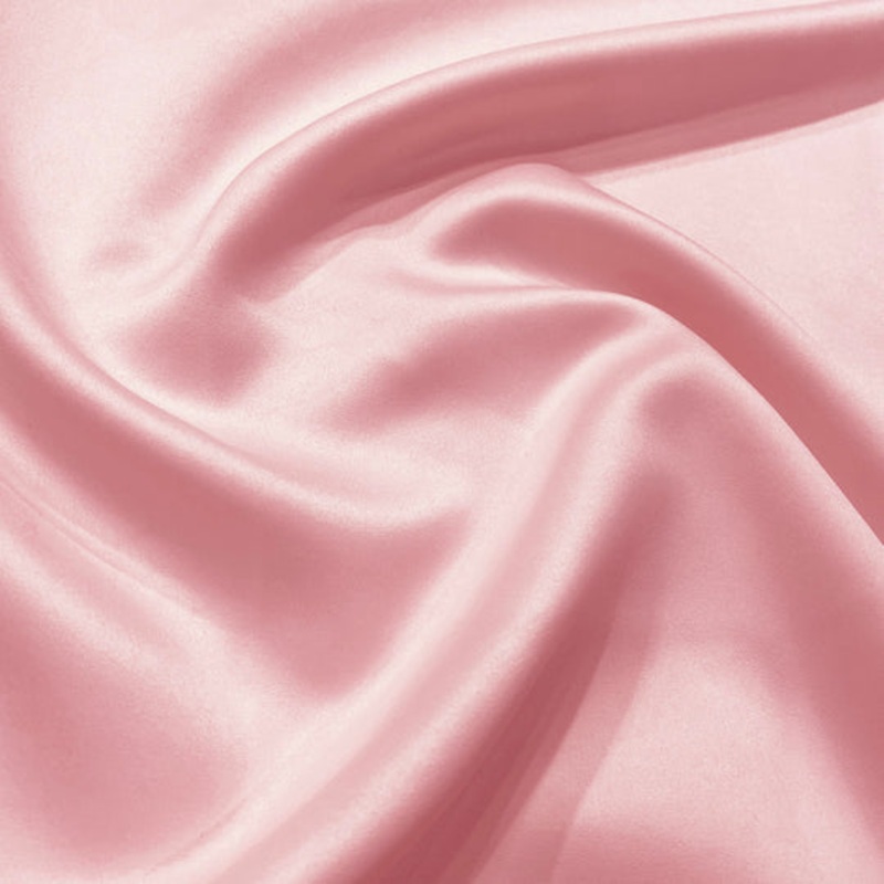 Lamour (Dull) Satin Drapery Panel in Pink 1155
