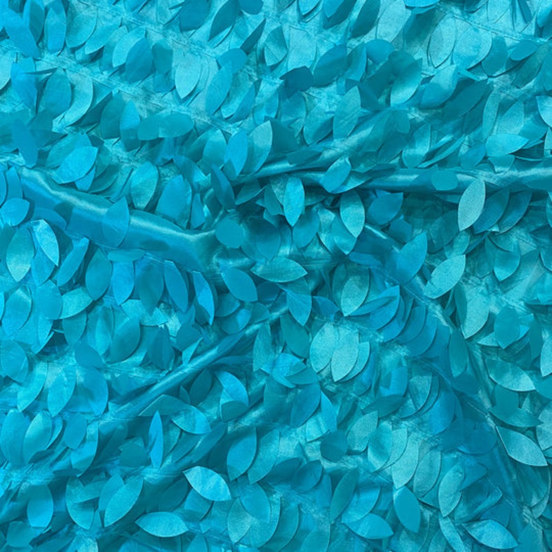 Leaf Hanging Taffeta Drapery Panel in Oasis