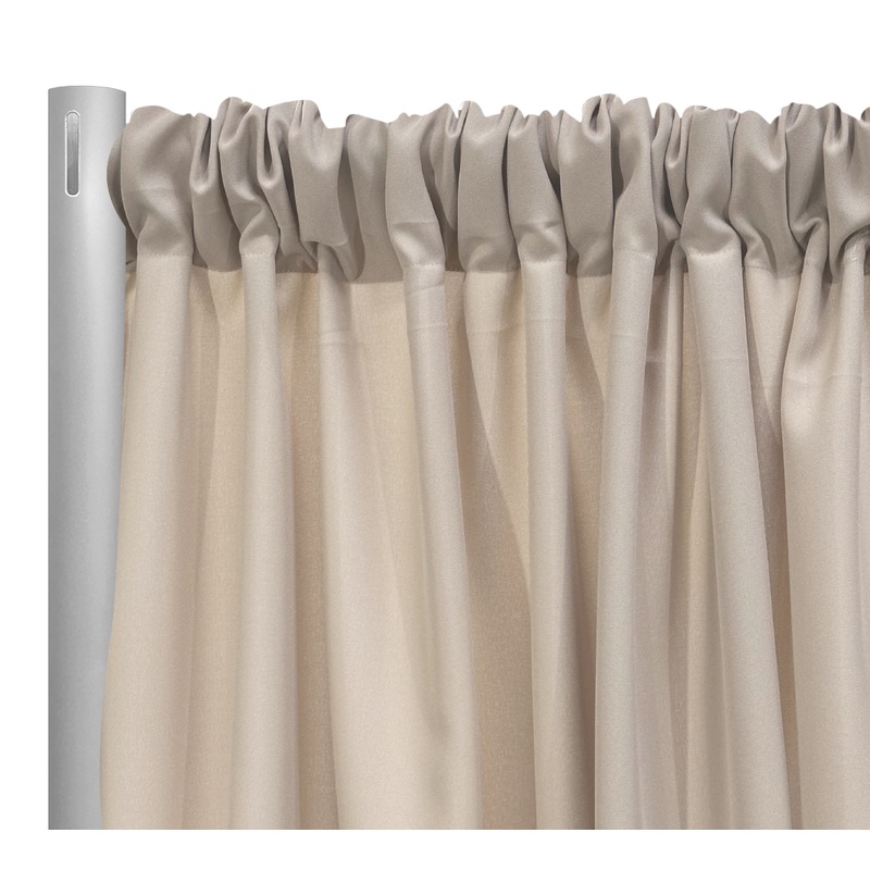Premium Poly (Poplin) Drapery Panel in Cream 7116