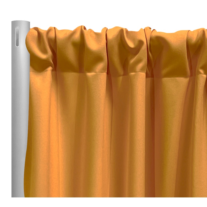 Premium Poly (Poplin) Drapery Panel in Gold 1327