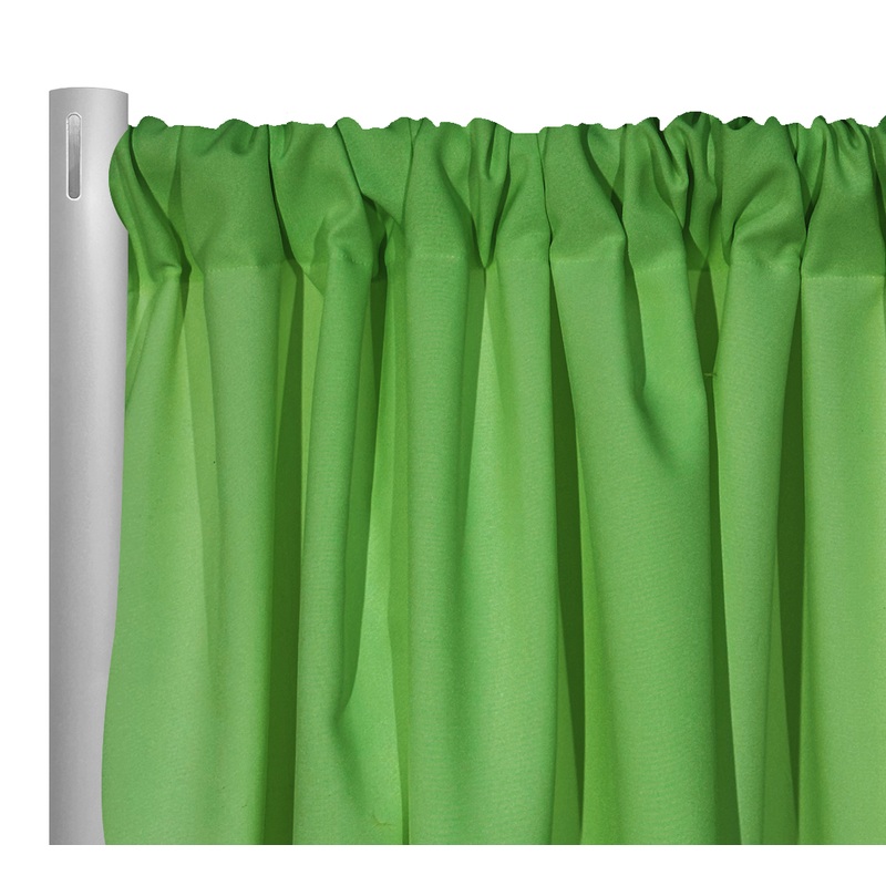 Premium Poly (Poplin) Drapery Panel in Lime 1184